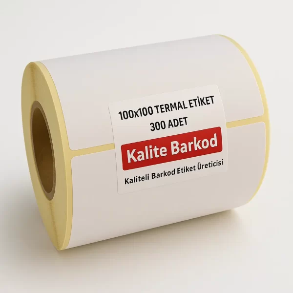 100x100 termal etiket 100x100 barkod etiketi