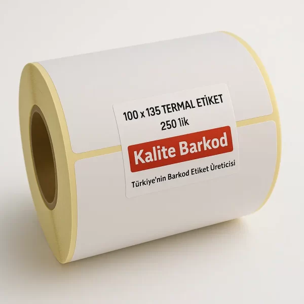 100x135 termal etiket 100x135 termal barkod