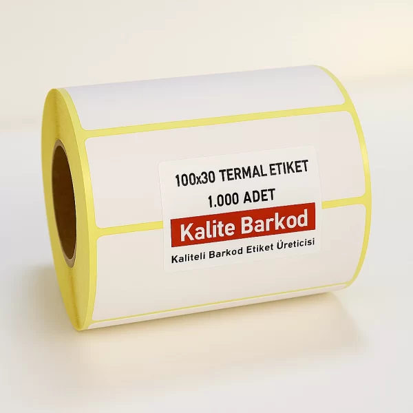 100x30 termal etiket