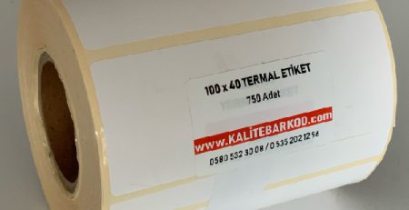 100x40 barkod etiket