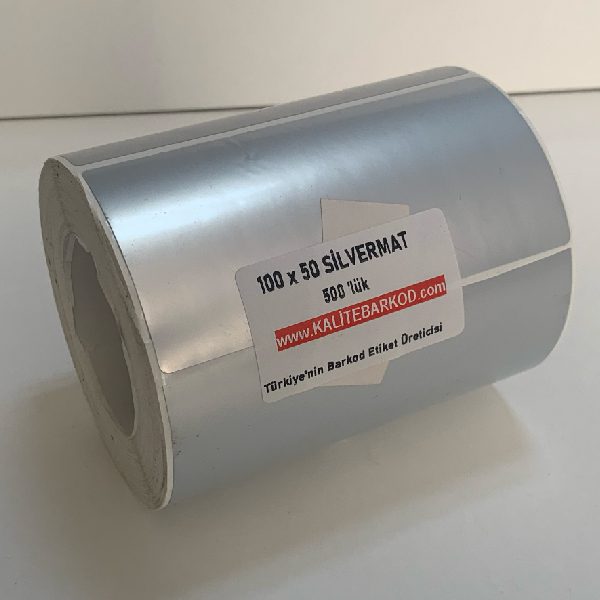 100x50 silvermat etiket 100x50 demirbaş etiketi