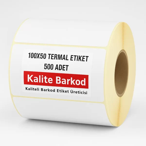 barkod etiket 100x50 rulo etiket