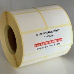 40x30 yanyana 2 li barkod etiket