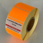 50x30 turuncu barkod etiket