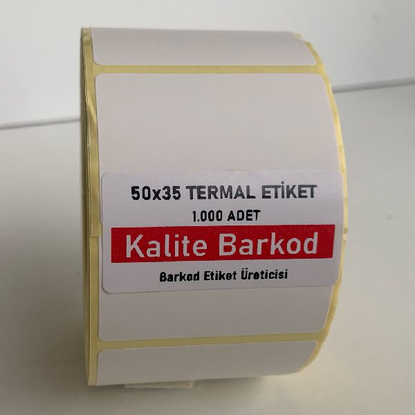 50x35 termal etiket 50x35 barkod etiketi
