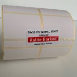 50x35 yanyana 2 li barkod etiket