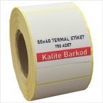 50x40 barkod etiket