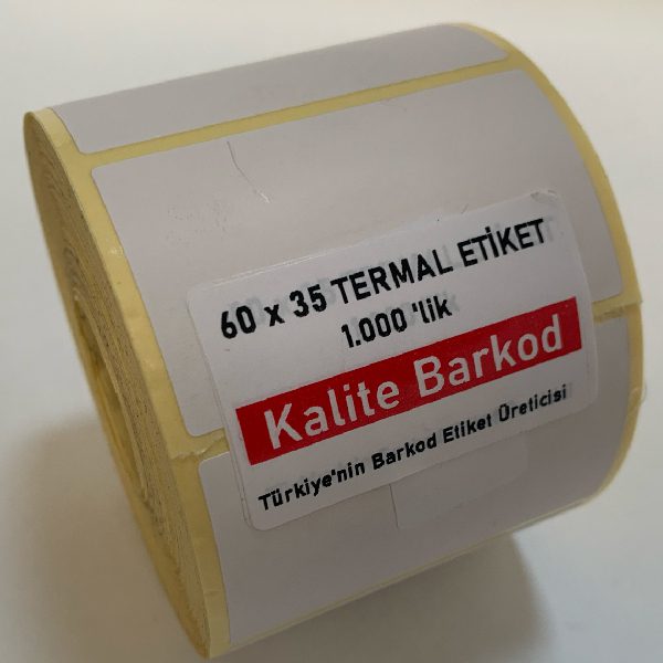 60x35 termal etiket 60x35 barkod etiketi