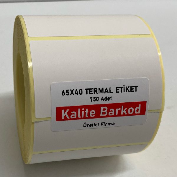 65x40 barkod etiket