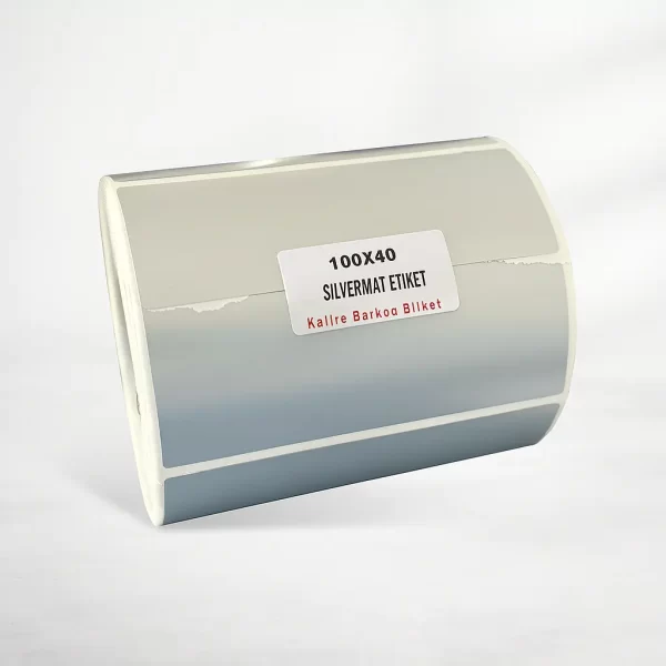 100x40 silvermat etiket