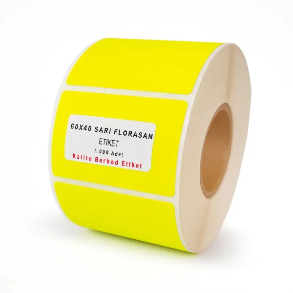 Florasan etiket 60x40 Sarı