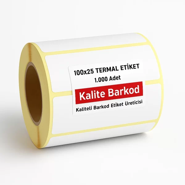 100x25 termal etiket